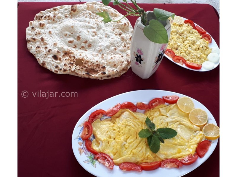 عکس شماره 684784 - متل ویلا رعنا با استخر در دزفول - صبحانه سنتی- نیمرو با نان گرم بدون جوش شیرین تهیه شده در کافه ویلای رعنا /نظافت ،آراستگی، نظم و تکریم مهمان شعار متل رعناست 