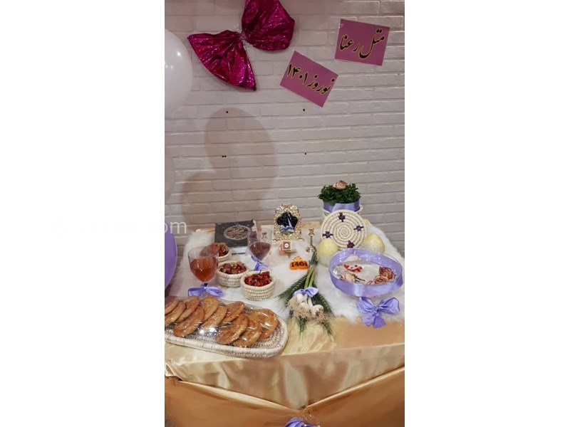 عکس شماره 684786 - متل ویلا رعنا با استخر در دزفول - نوروز 1400 -هفت سین ایرانی با کلوچه محلی و کپو - سبد صنایع دستی دزفول /نظافت ،آراستگی، نظم و تکریم مهمان شعار متل رعناست 