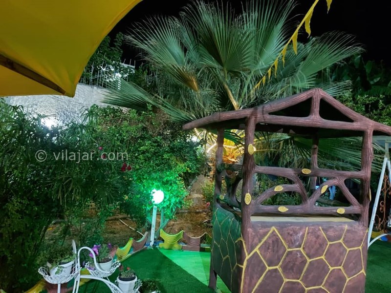 عکس شماره 684790 - متل ویلا رعنا با استخر در دزفول - باربی کیو سایز بزرگ بیش از 15 نفره با سایبان زیر درخت نخل برای تهیه کباب ودیگر غذاها توسط مهمانان عزیز