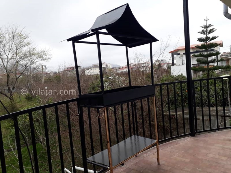 عکس شماره 686511 - اجاره ویلا در رامسر - منقل کباب در تراس آشپزخانه