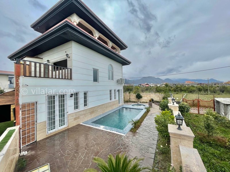 عکس شماره 688316 - اجاره ویلا با استخر روباز رامسر - 