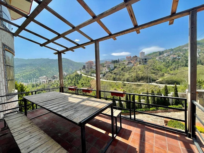 عکس شماره 688924 - ویلا با استخر جکوزی در اربکله رامسر - تراس در حیاط