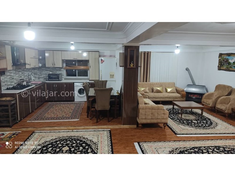 عکس شماره 690005 - اجاره ویلا در وشمه سرا ماسال - پذیرایی وآشپزخانه