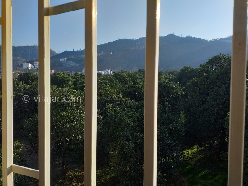 عکس شماره 690095 - اجاره واحد اقامتی مبله در رامسر - ویوی اتاق خواب به سمت جنگل