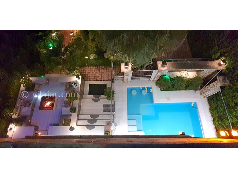 عکس شماره 691413 - اجاره ویلا جنگلی استخر روباز آبگرم - 