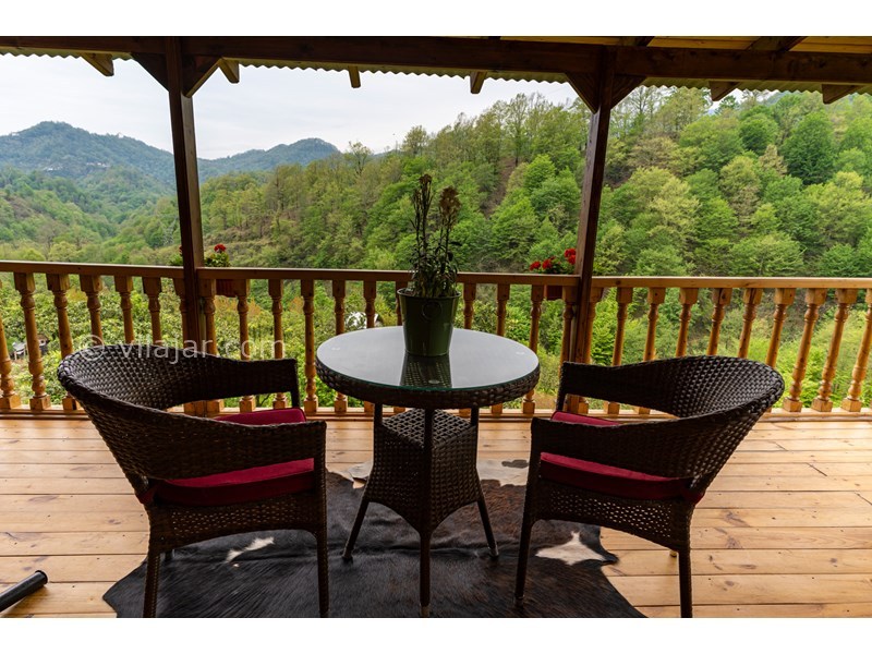 عکس شماره 692818 - اجاره ویلا چوبی جنگلی در رامسر - 