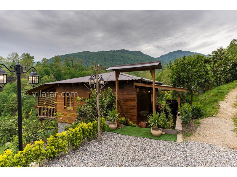 عکس شماره 692819 - اجاره ویلا چوبی جنگلی در رامسر - 