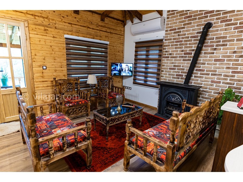 عکس شماره 692825 - اجاره ویلا چوبی جنگلی در رامسر - 