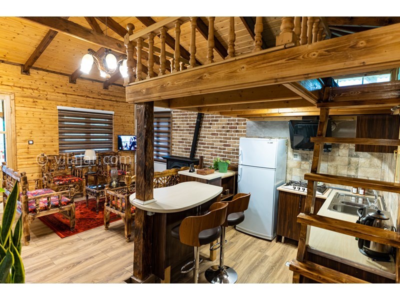 عکس شماره 692828 - اجاره ویلا چوبی جنگلی در رامسر - 