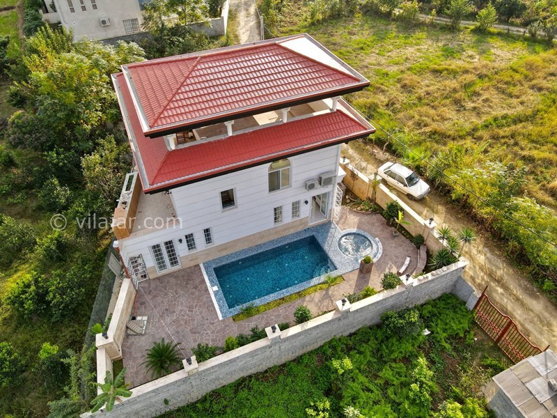 عکس شماره 697244 - اجاره ویلا با استخر روباز رامسر - 