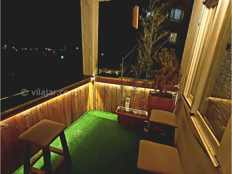 عکس شماره 697641 - اجاره اقامتگاه با ویو دریا محمودآباد - تراس درشب