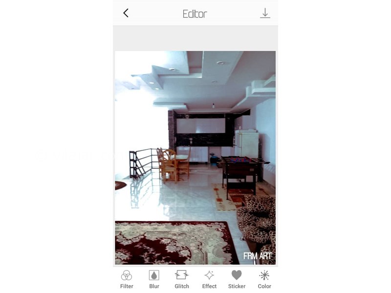 عکس شماره 698519 - اجاره ویلا در محمود آباد - آشپزخانه با میز ناهار خوری ۶ نفره