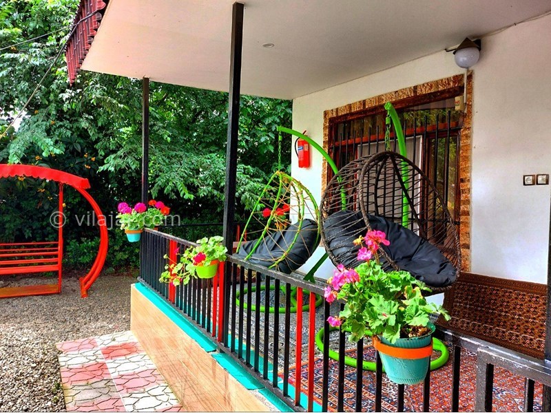 عکس شماره 700314 - اجاره ویلا در ولی آباد تنکابن - تراس و تاب ریلکسی