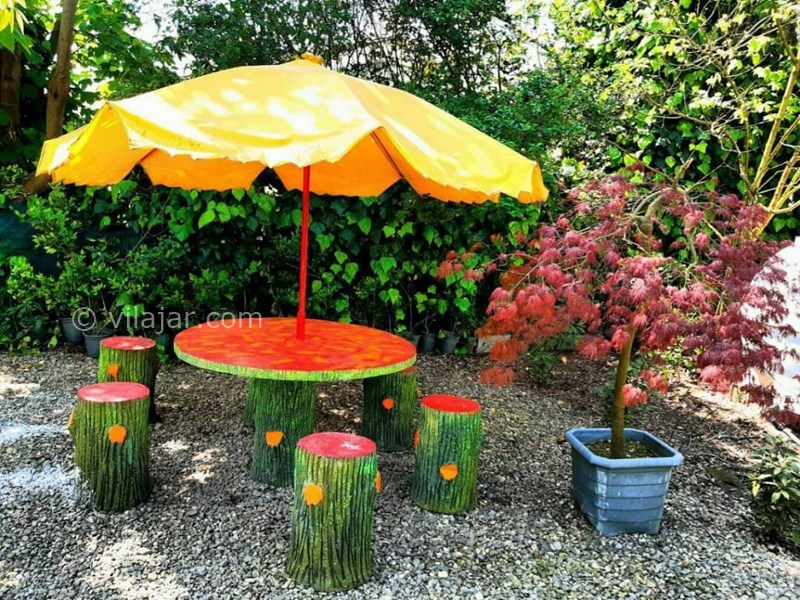 عکس شماره 700320 - اجاره ویلا در ولی آباد تنکابن - آلاچیق چتری