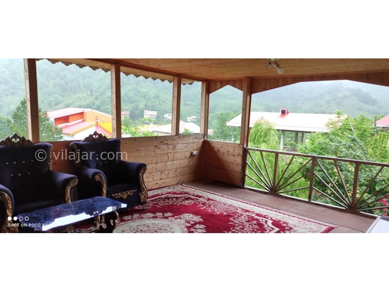 عکس شماره 700585 - اجاره ویلا جنگلی در قلعه رودخان - تراس