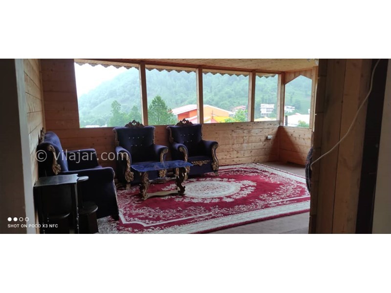 عکس شماره 700586 - اجاره ویلا جنگلی در قلعه رودخان - تراس مبله