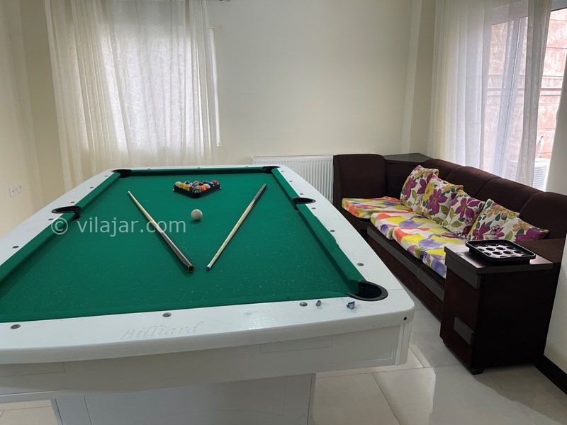 عکس شماره 701361 - اجاره ویلا در چالوس - میز بیلیارد طبقه بالا