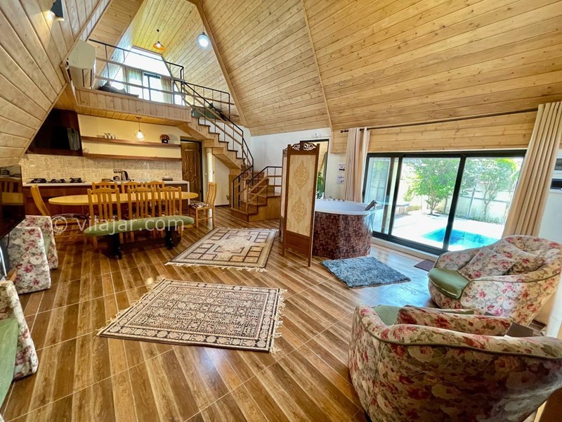 عکس شماره 702372 - اجاره ویلا چوبی استخردار نزدیک رامسر - 