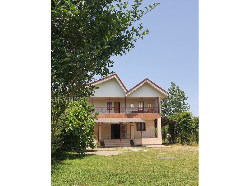 عکس شماره 704113 - اجاره ویلا نزدیک دریاچه در شفت - حیاط باغ ویلا