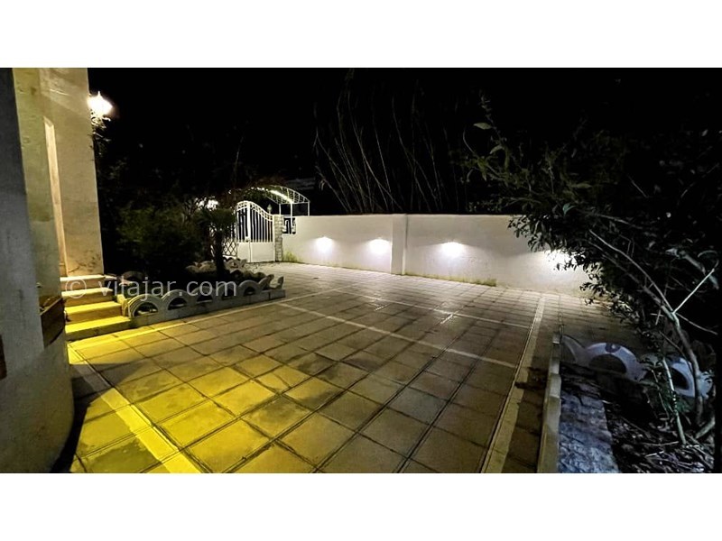 عکس شماره 705945 - اجاره ویلا در سرخرود با استخر آبگرم - حیاط شب