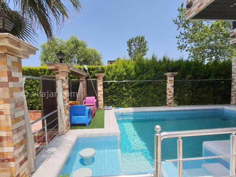 عکس شماره 707343 - اجاره ویلا جنگلی استخر روباز آبگرم - 