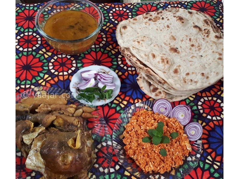 عکس شماره 711416 - متل ویلا رعنا با استخر در دزفول - شش نوع صبحانه متنوع فقط در متل ویلای بی همتا رعنا -کله پاچه با نان و تخم مرغ خانگی 