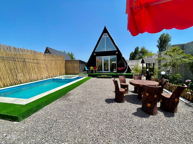 عکس شماره 711701 - کلبه چوبی با استخر نزدیک رامسر -