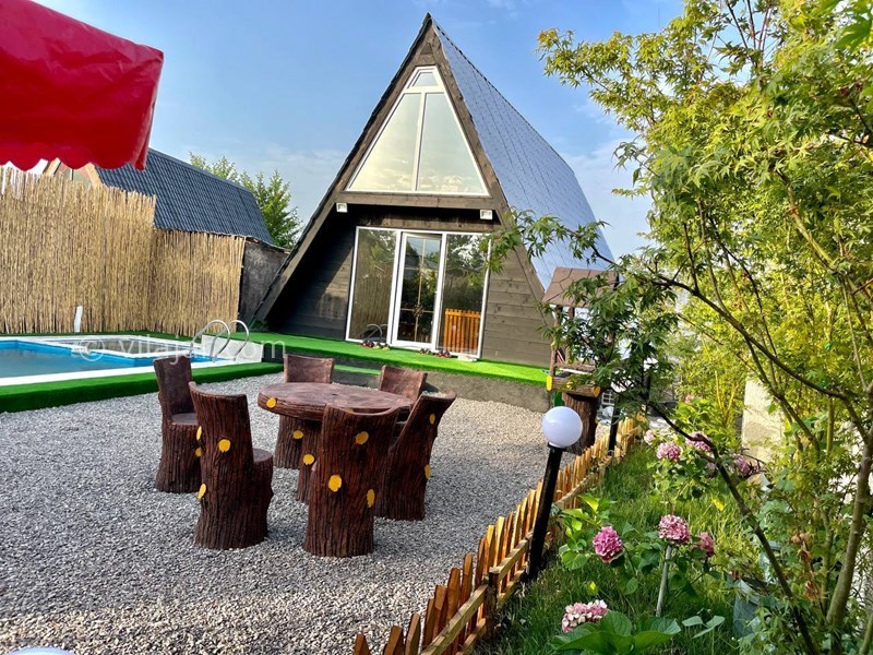 عکس شماره 711703 - کلبه چوبی با استخر نزدیک رامسر -