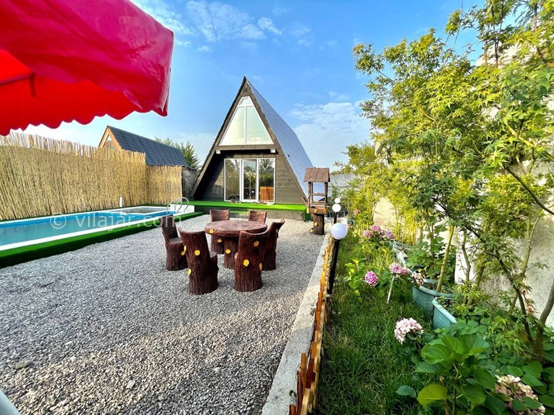 عکس شماره 711705 - کلبه چوبی با استخر نزدیک رامسر -