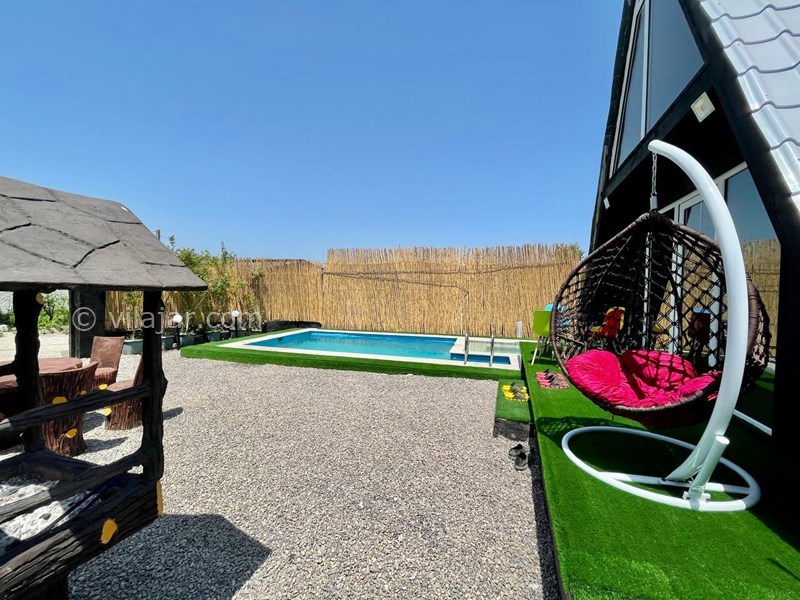 عکس شماره 711709 - کلبه چوبی با استخر نزدیک رامسر -