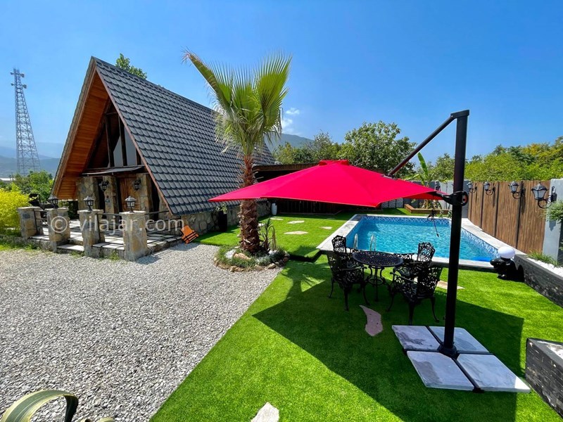 عکس شماره 715709 - اجاره کلبه سنگی در رامسر با استخر - 