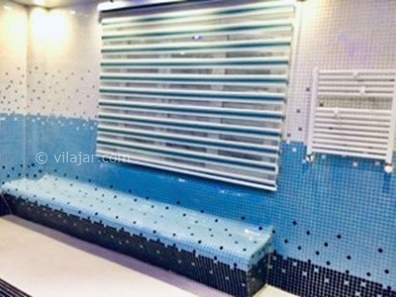 عکس شماره 721158 - ویلا با استخر و جکوزی در قلعه رودخان - نیمکت فضای استخر 