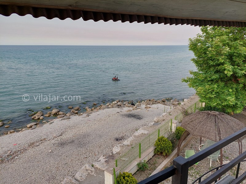 عکس شماره 722417 - اجاره سوییت ساحلی نوشهر - نمای دریا از تراس برجک 