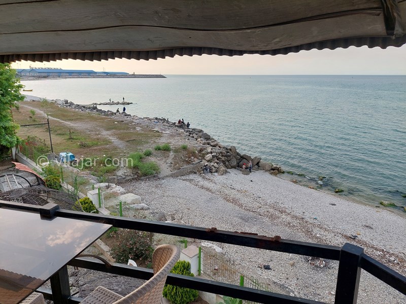 عکس شماره 722418 - اجاره سوییت ساحلی نوشهر - نمای دریا از تراس برجک