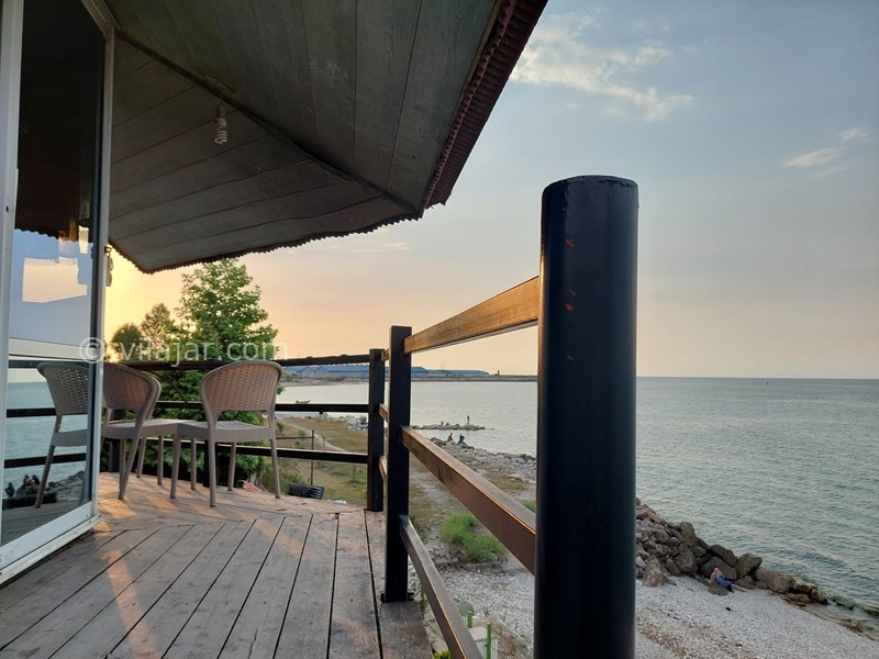 عکس شماره 722419 - اجاره سوییت ساحلی نوشهر - تراس و ویوی بی نظیر به دریا 