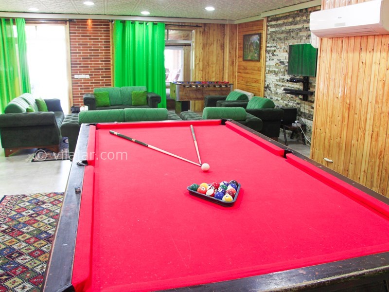 عکس شماره 723024 - ویلا استخردار لب دریا محمودآباد - میز بیلیارد ایت 