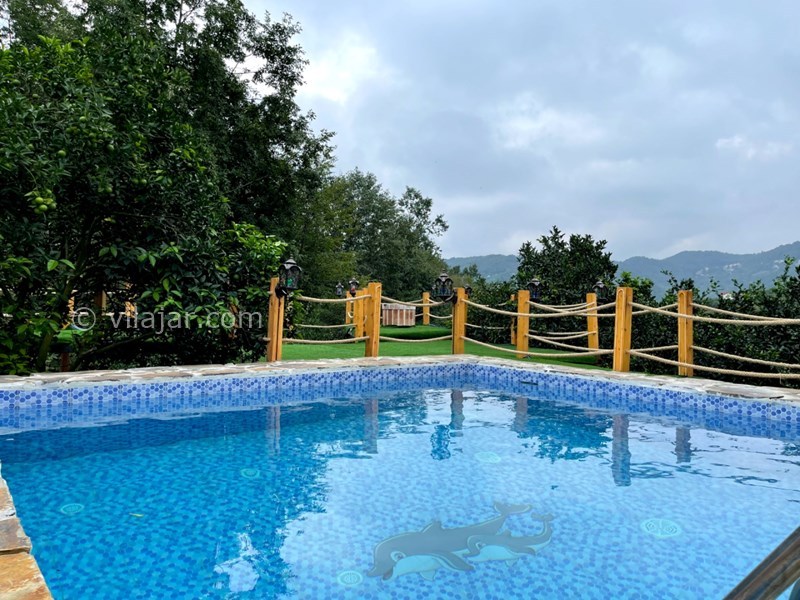 عکس شماره 725035 - کلبه چوبی با استخر روباز آبگرم رامسر - 