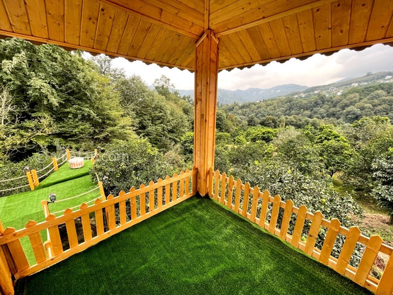 عکس شماره 725041 - کلبه چوبی با استخر روباز آبگرم رامسر - 