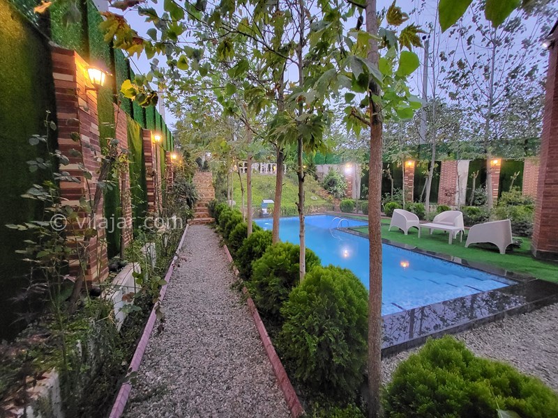 عکس شماره 725289 - اجاره ویلا استخر آبگرم در کلاردشت - 