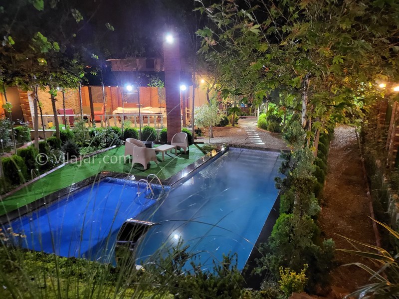 عکس شماره 725302 - اجاره ویلا استخر آبگرم در کلاردشت - 