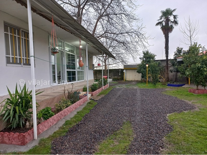 عکس شماره 726351 - ویلا باغ با دریاچه نزدیک رشت - محوطه در فصل زمستان