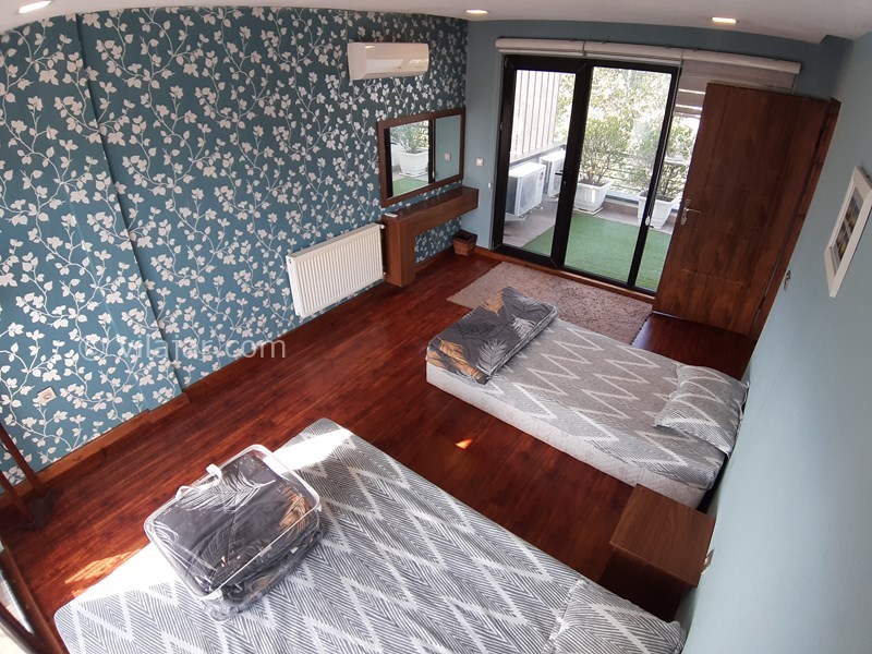 عکس شماره 727857 - رزرو ویلای لوکس استخردار نوشهر - اتاق خواب سه تخته طبقه سوم با دو بالکن غربی و شرقی