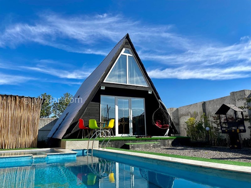 عکس شماره 728639 - کلبه چوبی با استخر نزدیک رامسر -