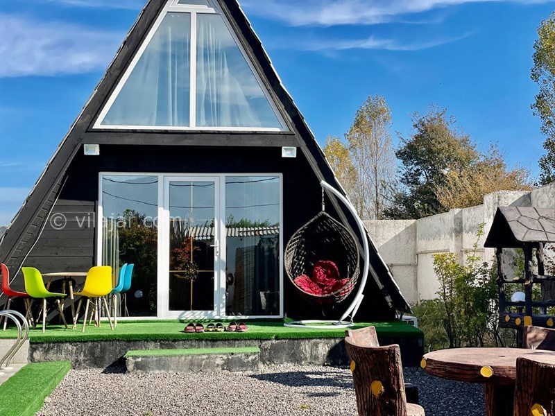 عکس شماره 728640 - کلبه چوبی با استخر نزدیک رامسر -