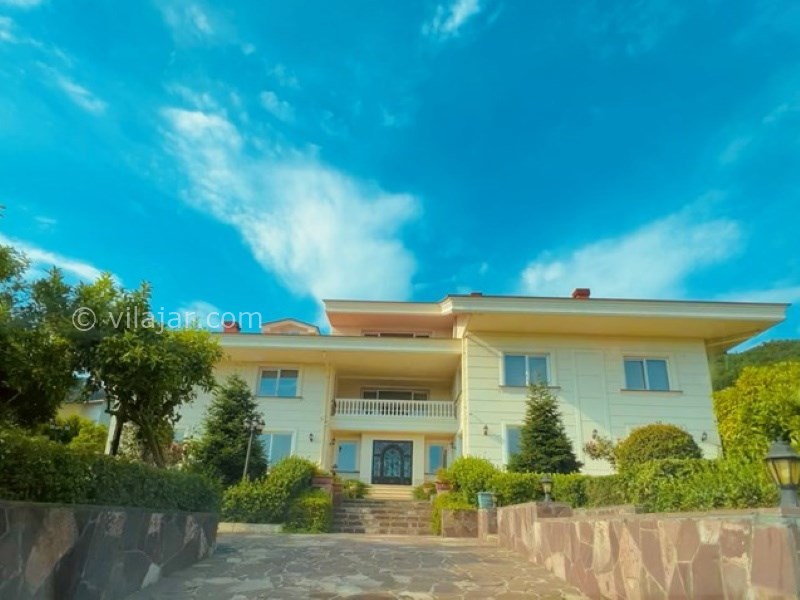 عکس شماره 729186 - اجاره ویلا در رامسر با ویو جنگل - نمای روبه روی عمارت