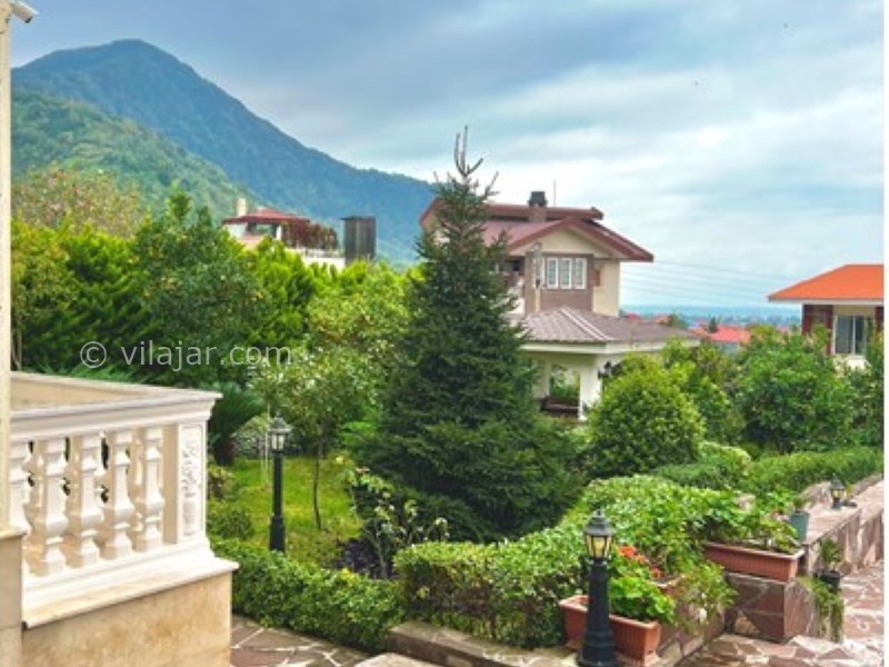 عکس شماره 729189 - اجاره ویلا در رامسر با ویو جنگل - حیاط