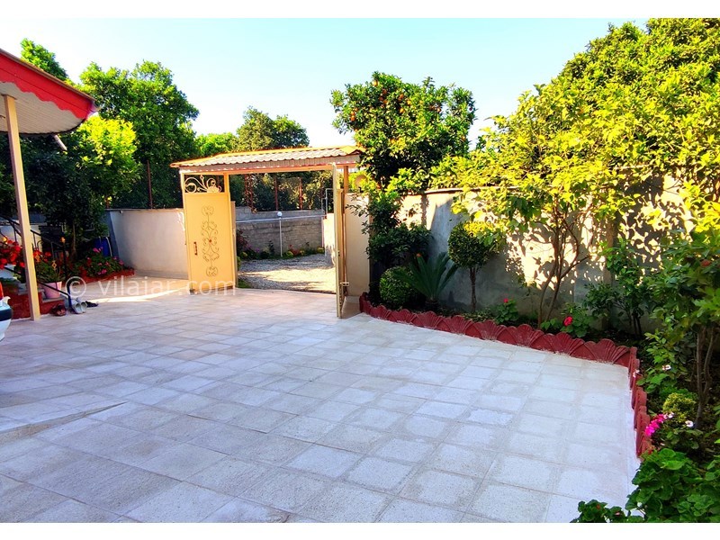 عکس شماره 729825 - اجاره واحد اقامتی مبله در رامسر - حیاط ویلا