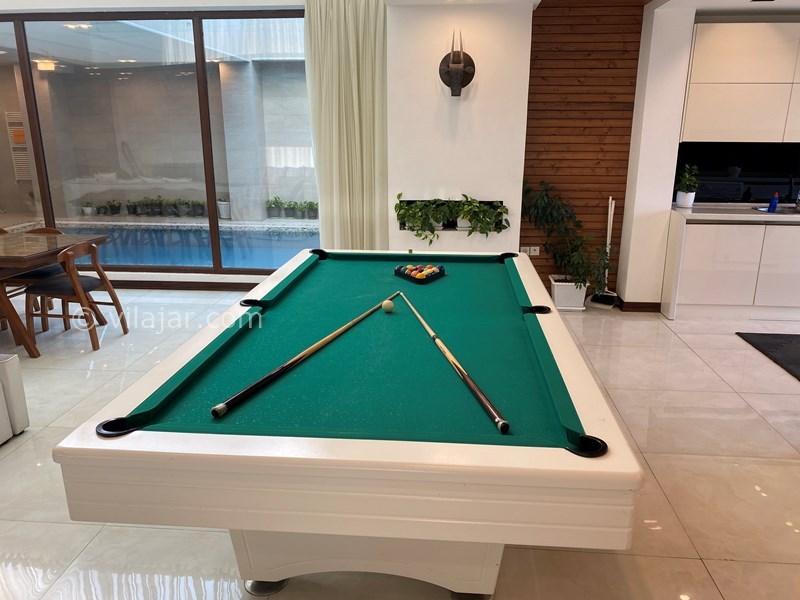 عکس شماره 731094 - اجاره ویلا با استخر چالوس خط هشت - میز بیلیارد