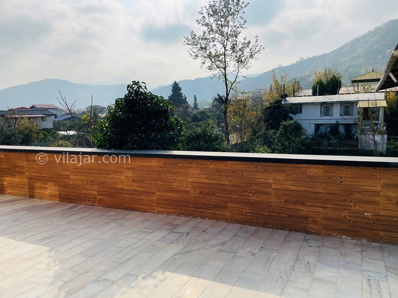 عکس شماره 731842 - اجاره ویلا استخردار در رامسر - تراس ویو کوه