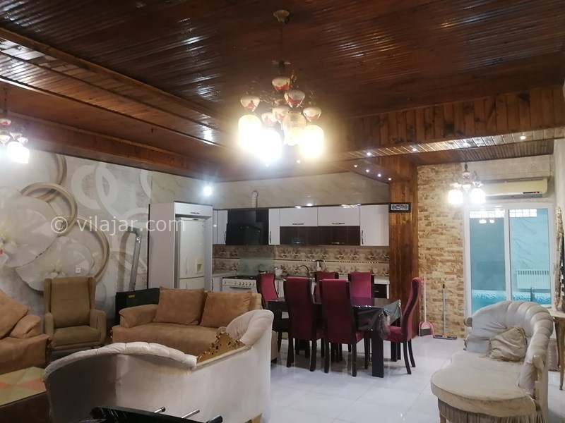 عکس شماره 733758 - ویلا با استخر سرپوشیده محموداباد - نمای پذیرایی و ورودی استخر 